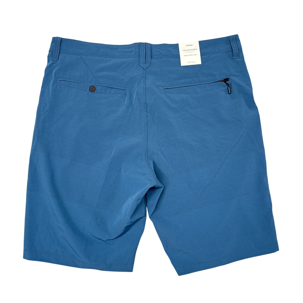 7 Diamonds Hybrid Shorts Mens Size 34 Blue Coronado Performance Stretch NEW - Picture 2 of 10